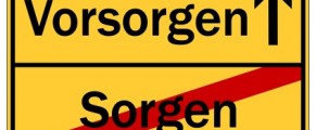 Vorsorgen statt sich Sorgen heisst die Devise einer Risikolebensversicherung